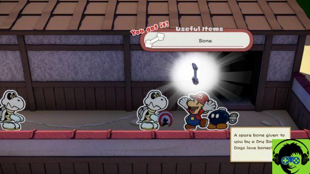 Paper Mario: The Origami King - Salva el palo, coge el hueso y encuentra la llave del castillo | Tutorial de Shogun Studios