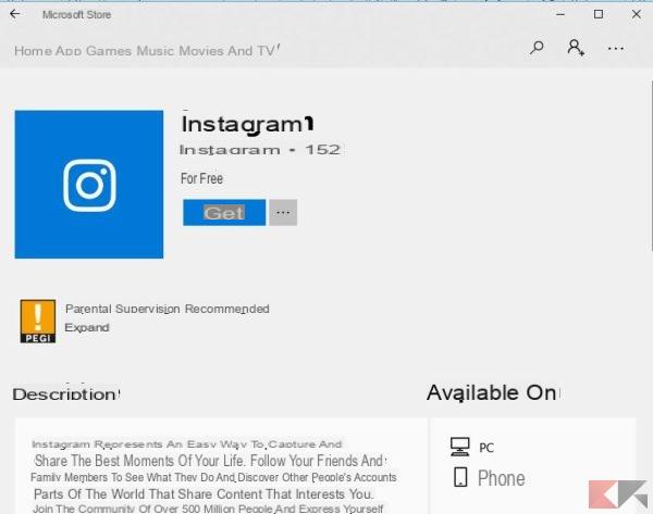 Télécharger des photos Instagram depuis un PC