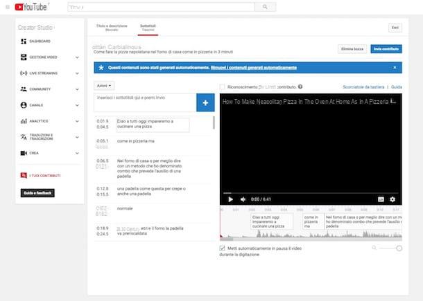 Come mettere i sottotitoli su YouTube