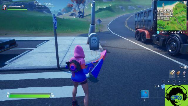 Dónde destruir Dropbox Ghost and Shadow en Fortnite Capítulo 2 Temporada 2 - Misión de lealtad TNTina