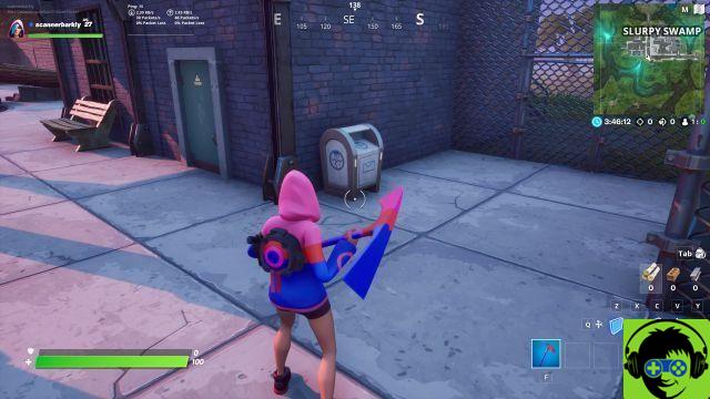 Dónde destruir Dropbox Ghost and Shadow en Fortnite Capítulo 2 Temporada 2 - Misión de lealtad TNTina