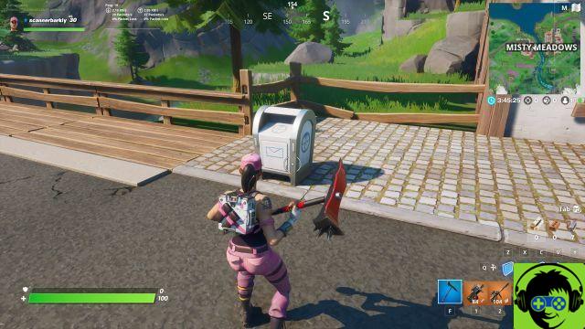 Dónde destruir Dropbox Ghost and Shadow en Fortnite Capítulo 2 Temporada 2 - Misión de lealtad TNTina