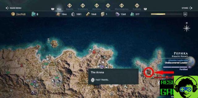 AC : Odyssey - Comment trouver l'arène et devenir champion