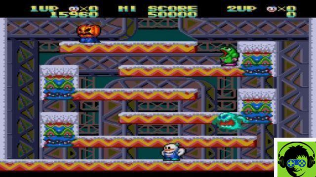 Cheats e códigos do Snow Bros NES