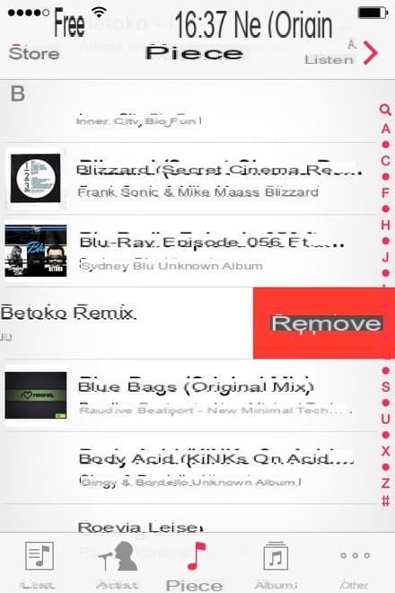 iPad / iPhone: elimine música de iPad o iPhone