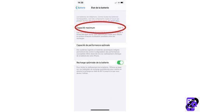 How to know the state of health of your iPhone battery?