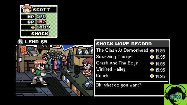 Scott Pilgrim Vs the World: The In-Game Store Guide - O que cada item faz?