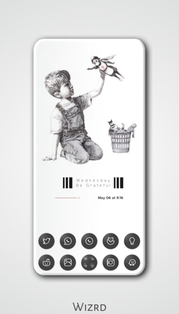 El último trabajo de Banksy como fondo de pantalla para tu smartphone