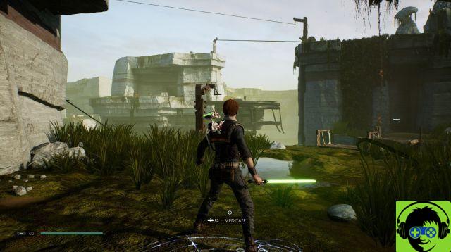 Você usa o sabre de luz de uma ou duas lâminas em Jedi: Fallen Order