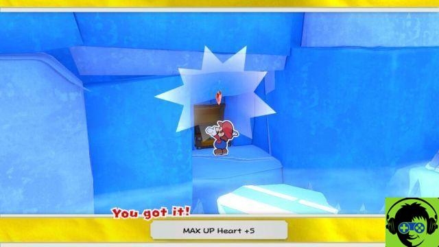 Paper Mario: El rey del origami - Tous les emplacements MAX UP Heart | Guía HP Max