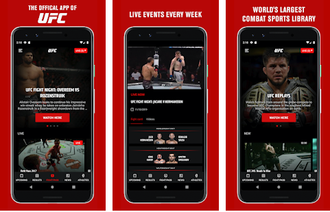 Les meilleures applications pour voir l'ufc en ligne