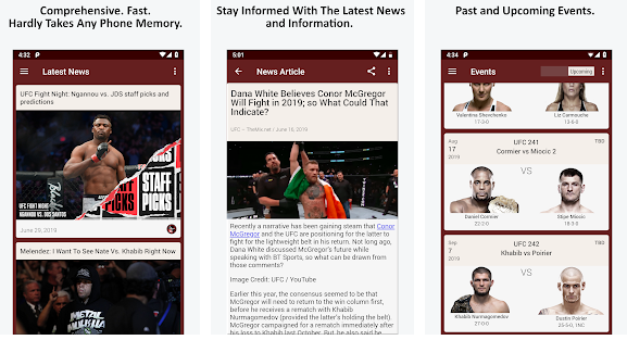 Les meilleures applications pour voir l'ufc en ligne