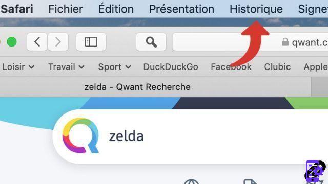 Como reabrir uma guia fechada no Safari?