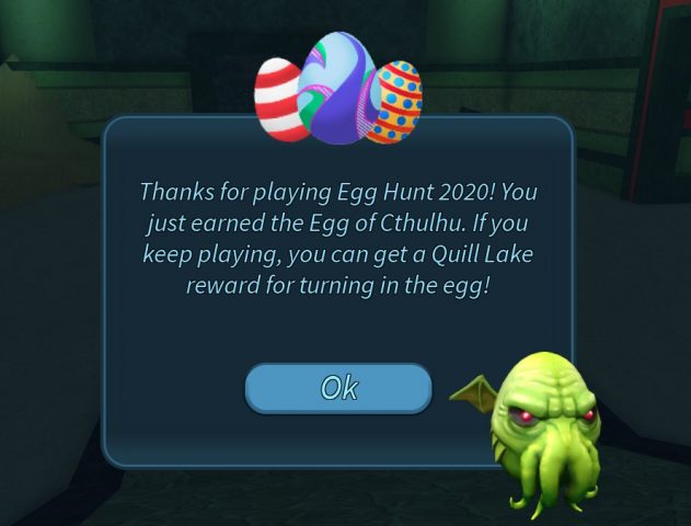 Cómo obtener Cthulu Egg en Roblox Egg Hunt 2020