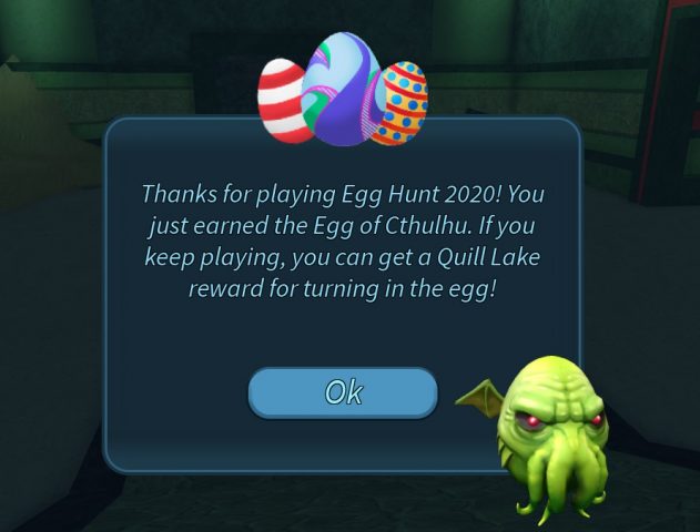 Come ottenere l'uovo di Cthulu in Roblox Egg Hunt 2020