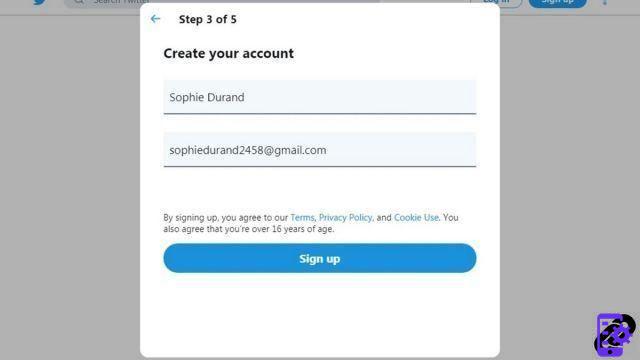 Como criar uma conta no Twitter?