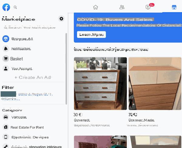 Facebook Marketplace: cómo comprar o vender