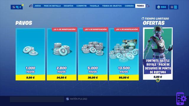 Como obter perus grátis no Fortnite Nintendo Switch