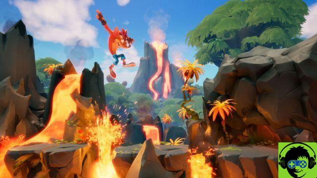 How many levels are there in Crash Bandicoot 4: It's About Time?