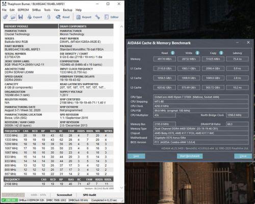 Crucial Ballistix MAX DDR4 RGB 4400 Mhz • Recension et test de la mémoire RAM