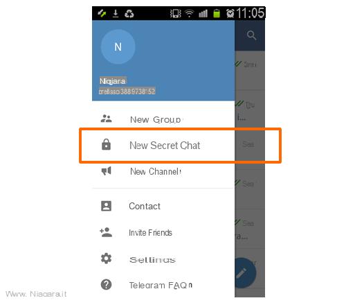 Come creare una chat segreta su Telegram