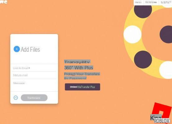 WeTransfer: que es, como funciona y como usarlo