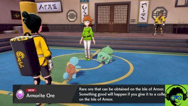 How to get and use Armorite Ore in Armor Island for Pokémon Sword and Shield