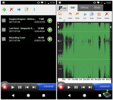 10 migliori app di editing audio per Android