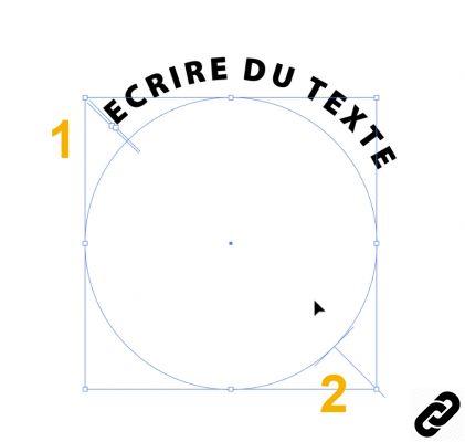 How do I write my text on a circle with Illustrator?