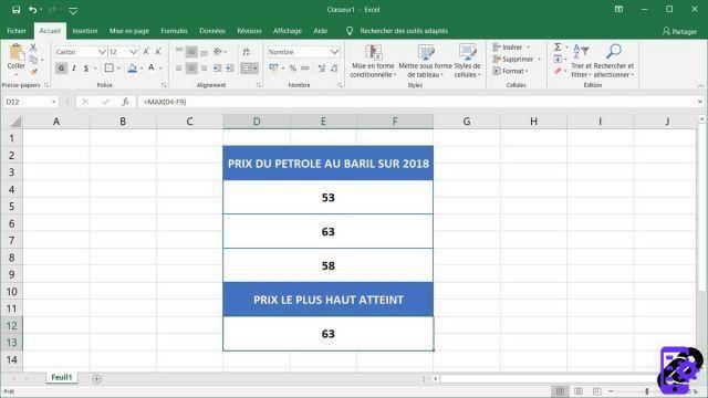 How to automatically get the highest value from multiple cells in Excel?