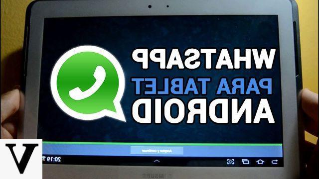 WhatsApp for tablets: how to install it