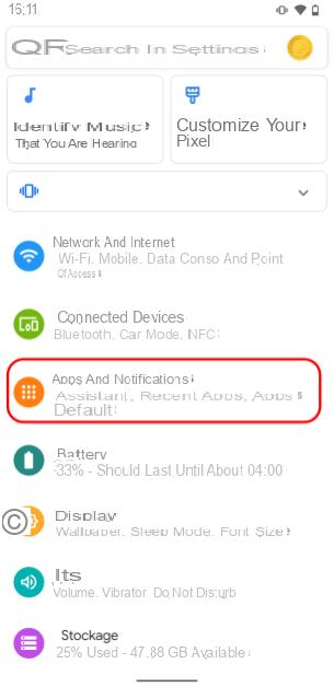 How to clear the cache of an application on Android?