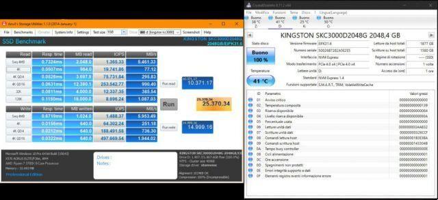 Kingston KC3000 • Recensione + Test SSD PCIe 4.0 Nvme M.2