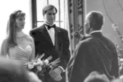 Thirty years ago Steve Jobs was getting married