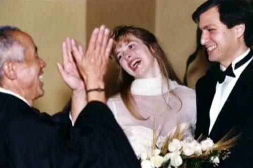 Thirty years ago Steve Jobs was getting married