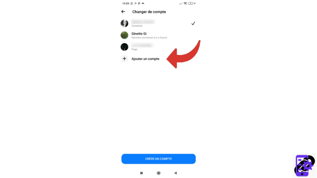 Como mudar de conta no Messenger?