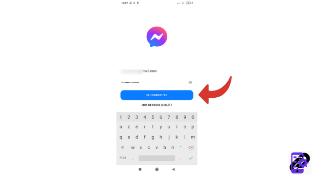 Como mudar de conta no Messenger?