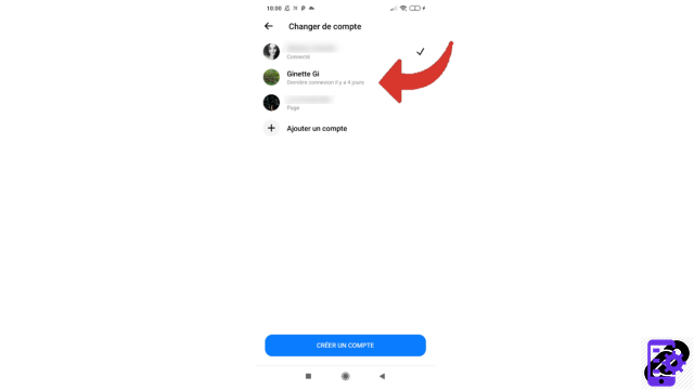 How to change accounts on Messenger?