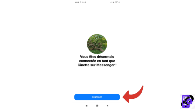 Como mudar de conta no Messenger?