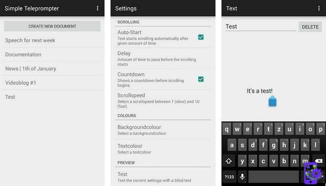 Las 5 mejores aplicaciones de teleprompter para Android