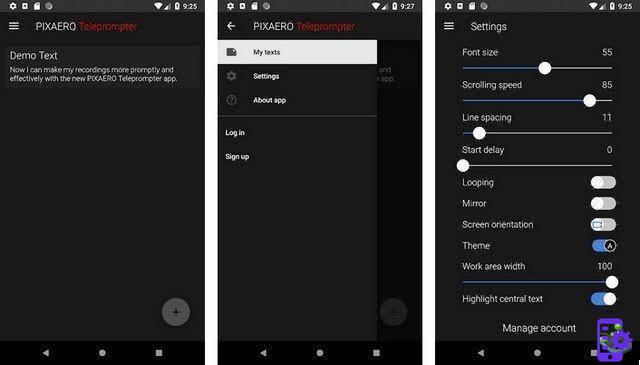 5 migliori applicazioni di teleprompter per Android