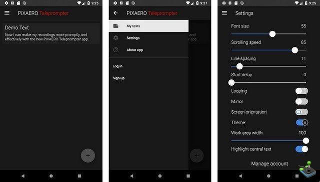 5 migliori applicazioni di teleprompter per Android