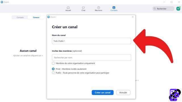 ¿Cómo crear un canal en Zoom?