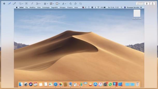 Come fare foto schermo Mac