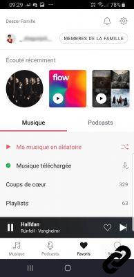 Como gerenciar sua conta Deezer?