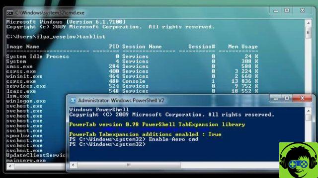 Como tornar a janela do PowerShell ou CMD transparente no Windows 10