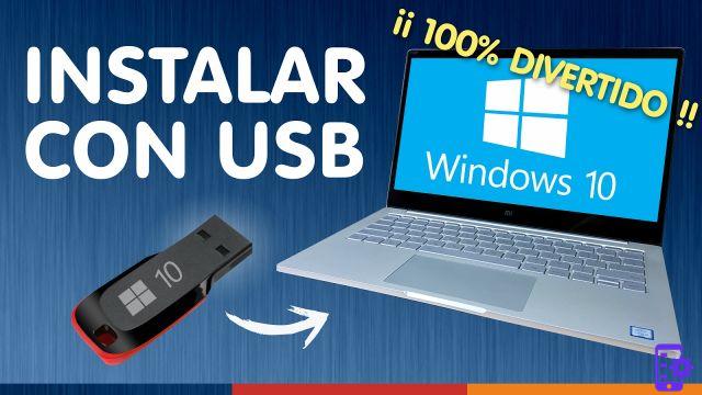 How to install Windows from a USB stick