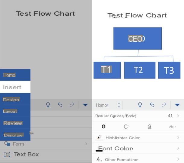 How to make a Word organization chart