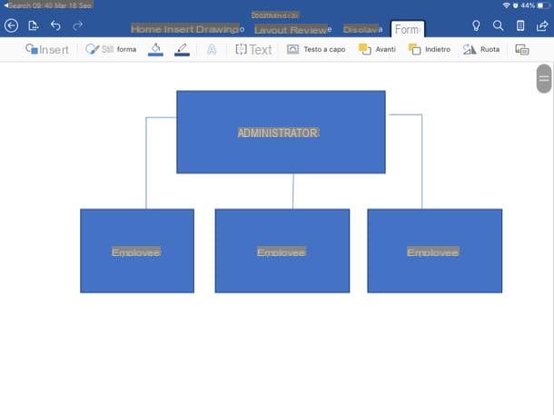 Cómo hacer un organigrama de Word