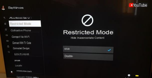 Come bloccare YouTube su Smart TV